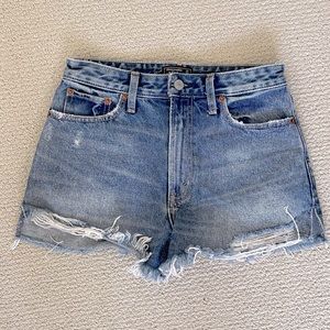 Abercrombie High Waisted Annie Shorts sz 26